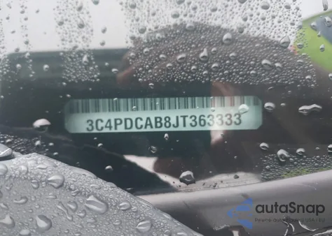 2018 Dodge Journey Se from USA, damaged, VIN 3C4PDCAB8JT363333